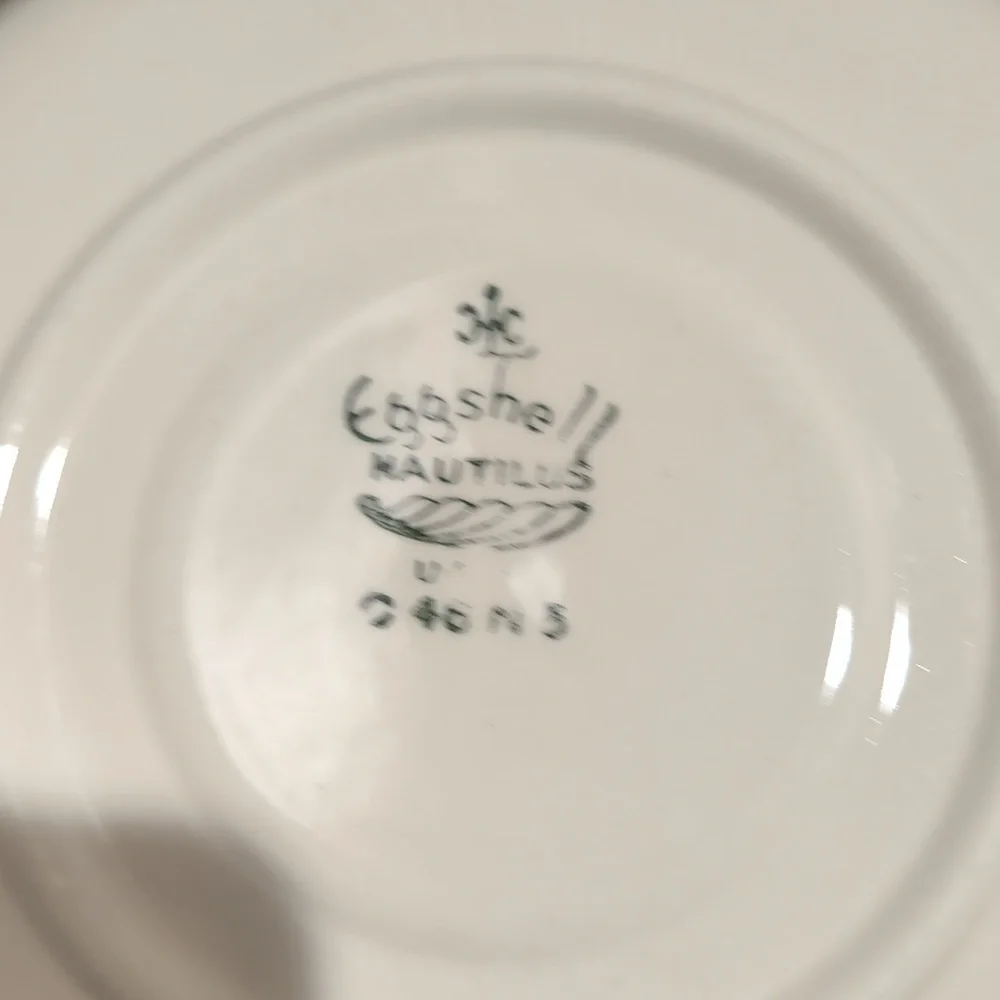 Four (4) Homer Laughlin Nautilus Ferndale Cup And Saucer Sets